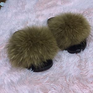 Blazin Belle Faux Fur Slides